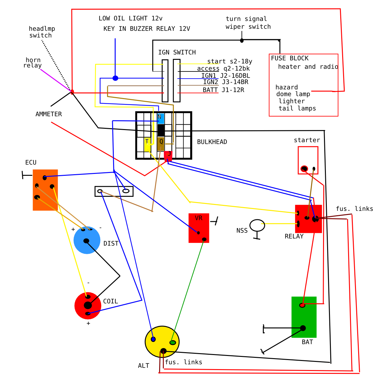 1979 Chevy Alternator Wiring Diagram